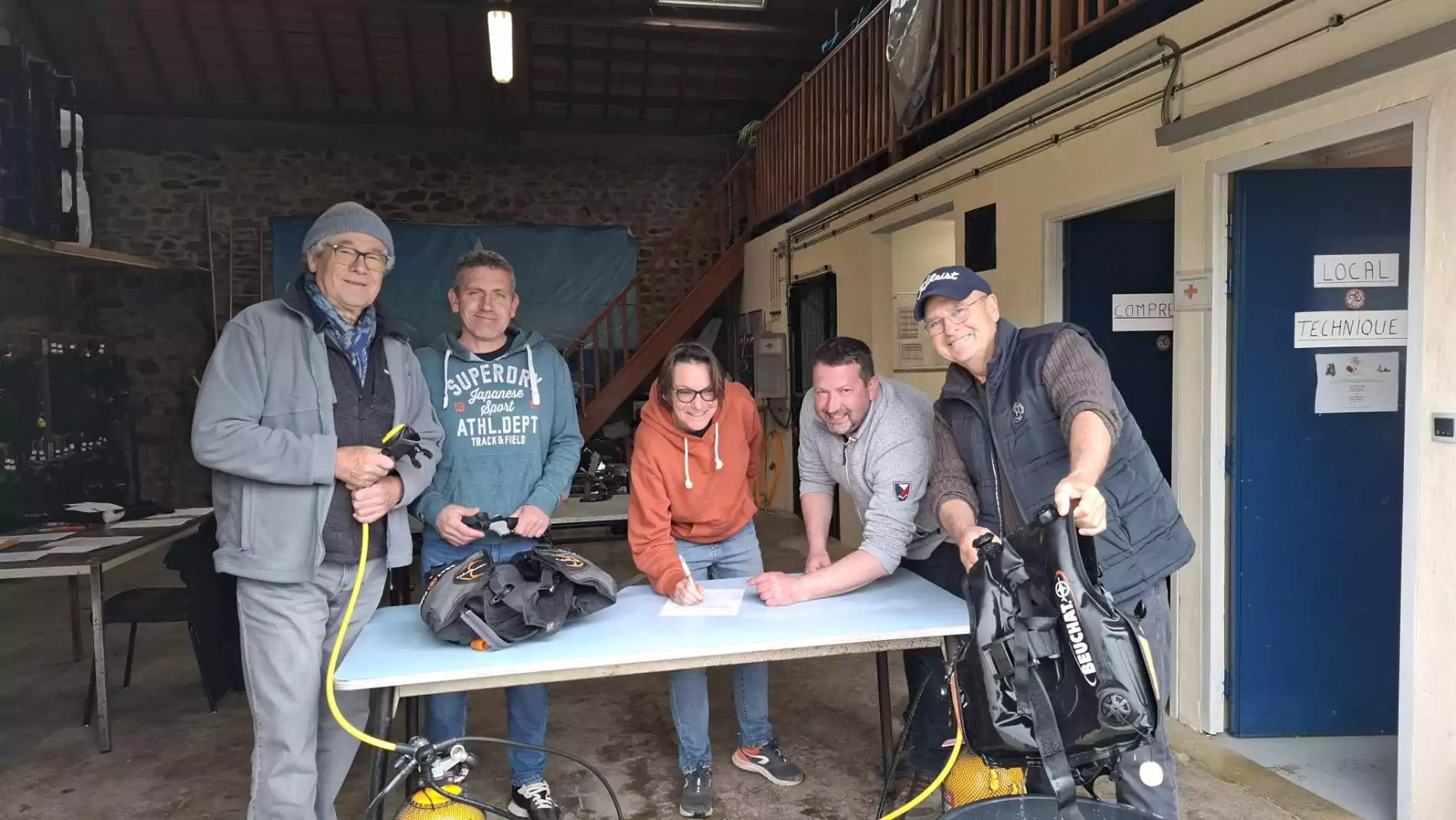 Inspection annuelle du matériel