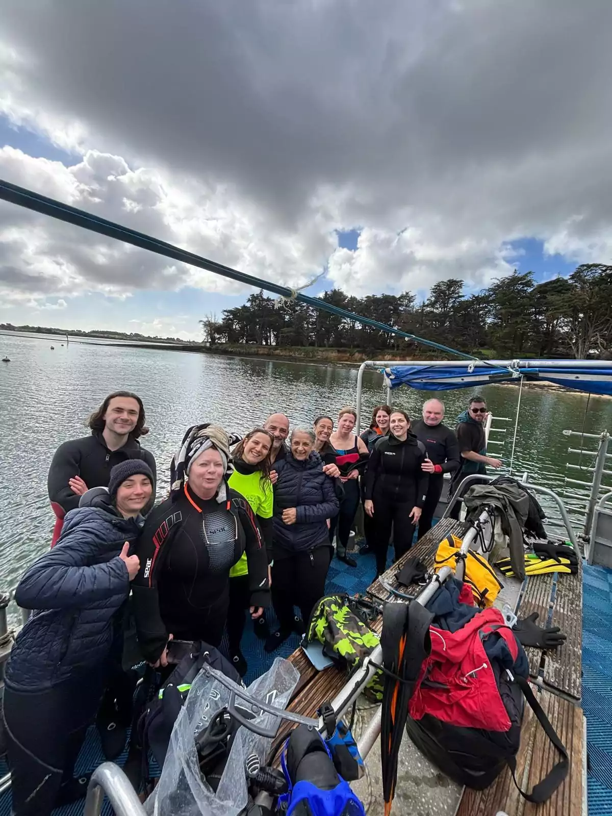 1ère sortie en mer de nos préparant Niveau 1
